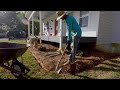 Digging a clean edge for my landscaping