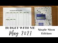 MAY Budget with Me | LOW INCOME | SINGLE MOM BUDGET