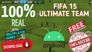 100%Real Fifa 15 Android Game | Free Fifa 15 Ultimate Team | Online Games 100% Real screenshot 4