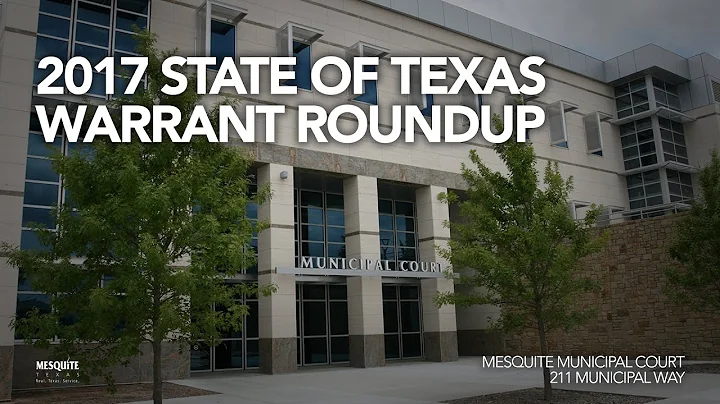 2017 State of Texas Warrant Roundup
