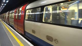 Northern Line train arriving at Battersea Power Station