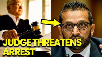 Kash Patel’s WORST NIGHTMARE HITS after Judge THREATENS ARREST