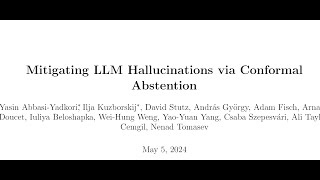 Mitigating LLM Hallucinations via Conformal Abstention