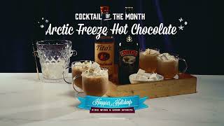 How to Make an Arctic Freeze Hot Chocolate (December Cocktail of the Month) screenshot 5