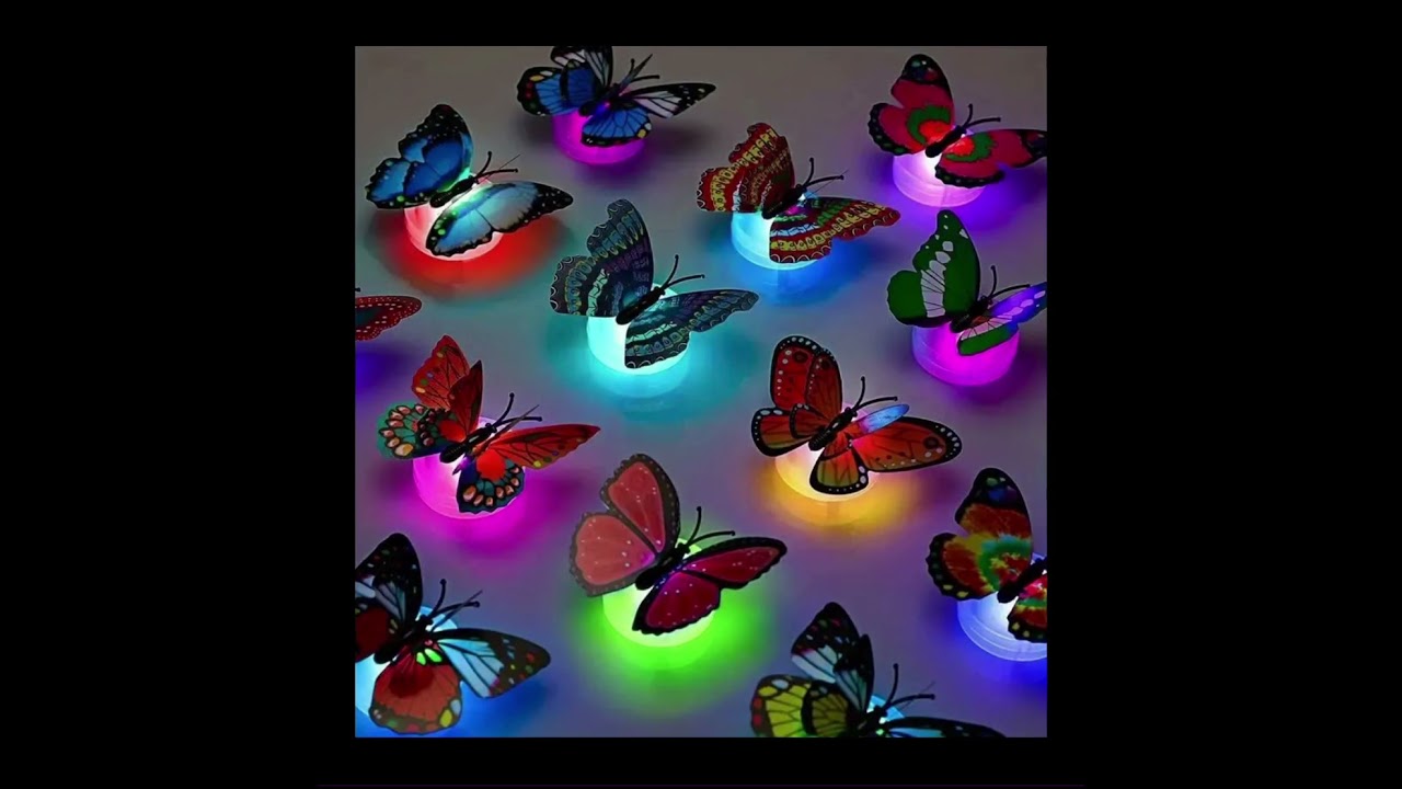 Amazon  seller best ideas 👉👉Butterfly design light creative colorful lights