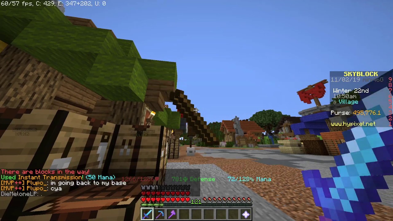SkyBlock HyPixel Ep 2 (Hot potato). YouTube