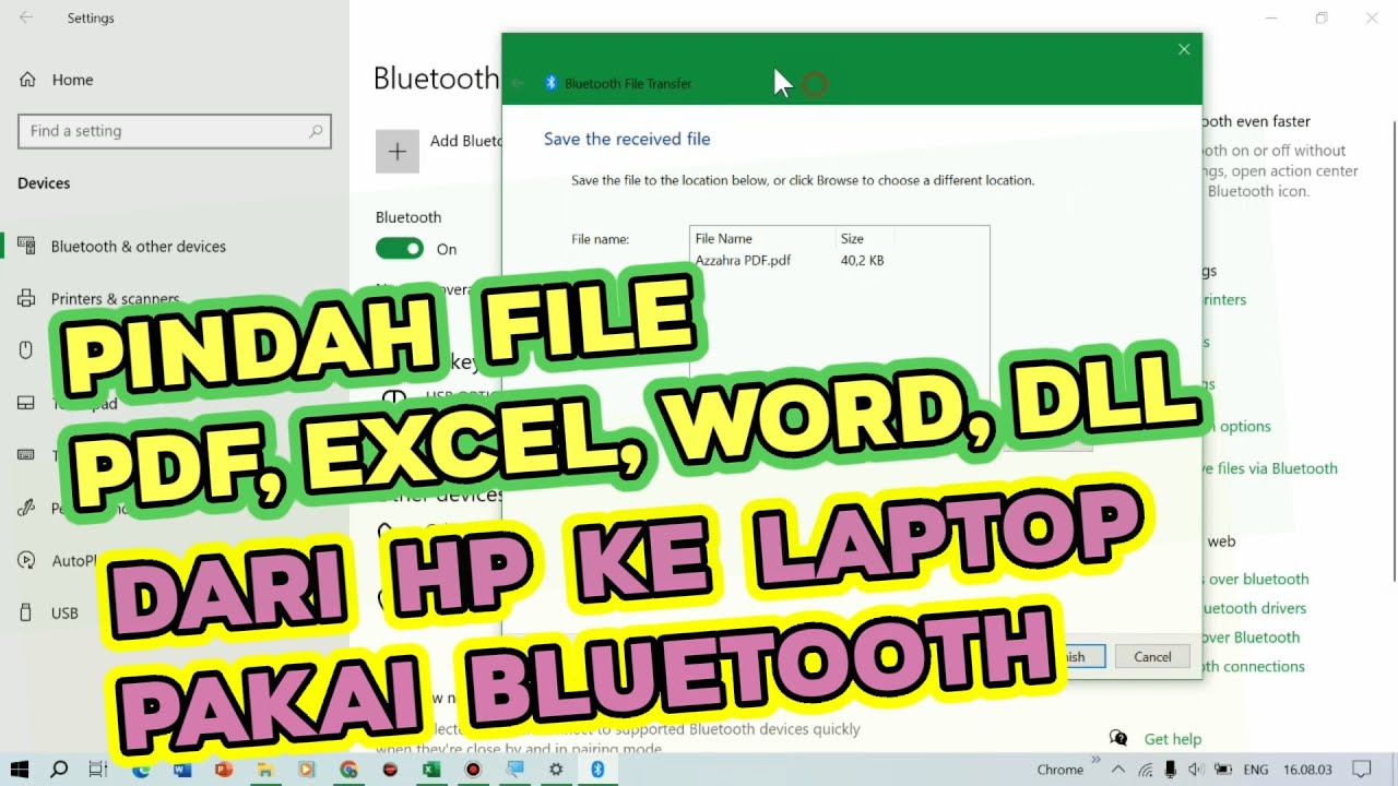 Cara Memindahkan File PDF Excel Word Dll Dari Hp Ke Laptop Dengan Cara memindahkan file pdf excel word dll dari hp ke laptop dengan
