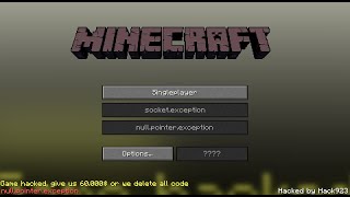 Minecraft Null.Pointer.Exception (Error 972) Creepy Gameplay