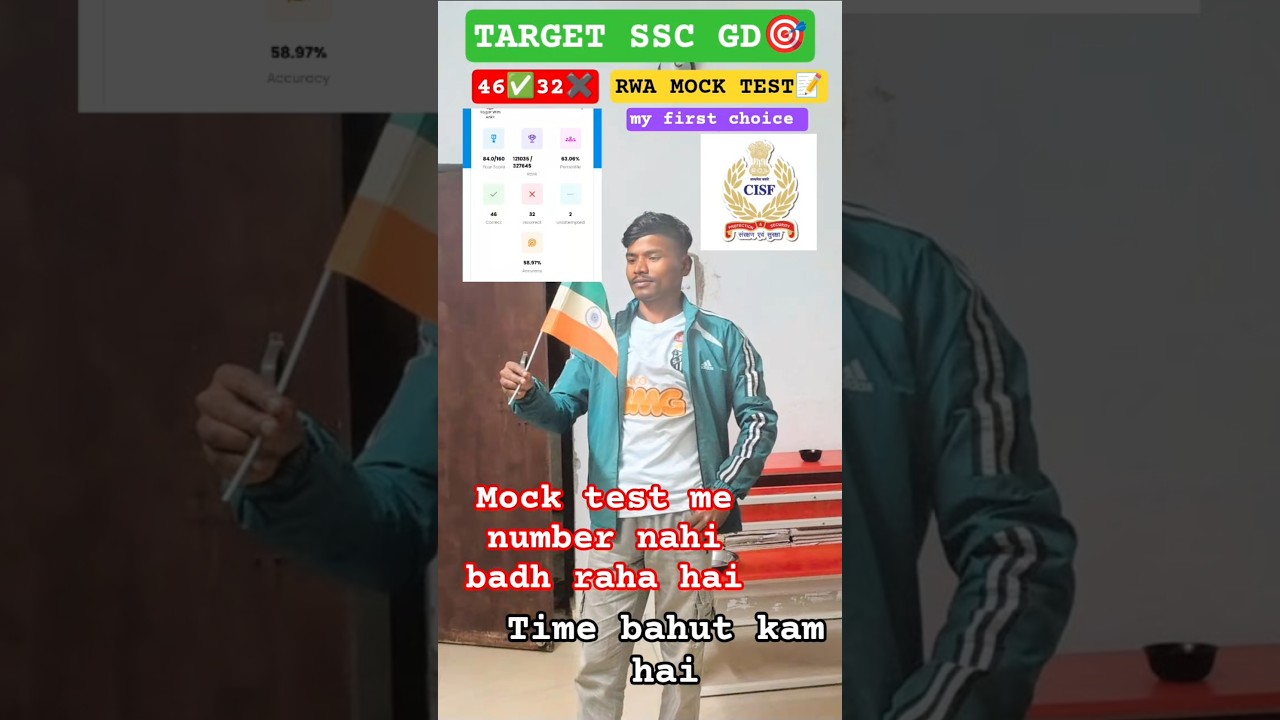 TARGET SSC GD 📝2026💯 SSC GD MOCK TEST RWA2026 📝🎯🚨