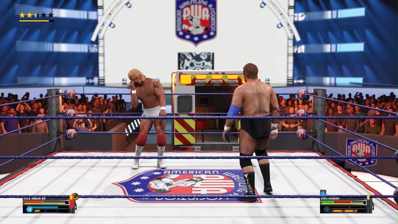 Stan Hansen vs. Hulk Hogan - AWA - Ambulance - WWE 2K25