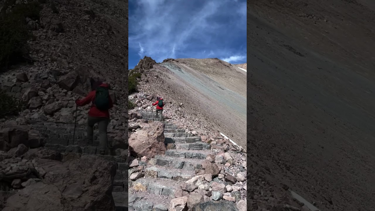 Hiking around Lassen valcanic and Redwood national parks in Northern California 