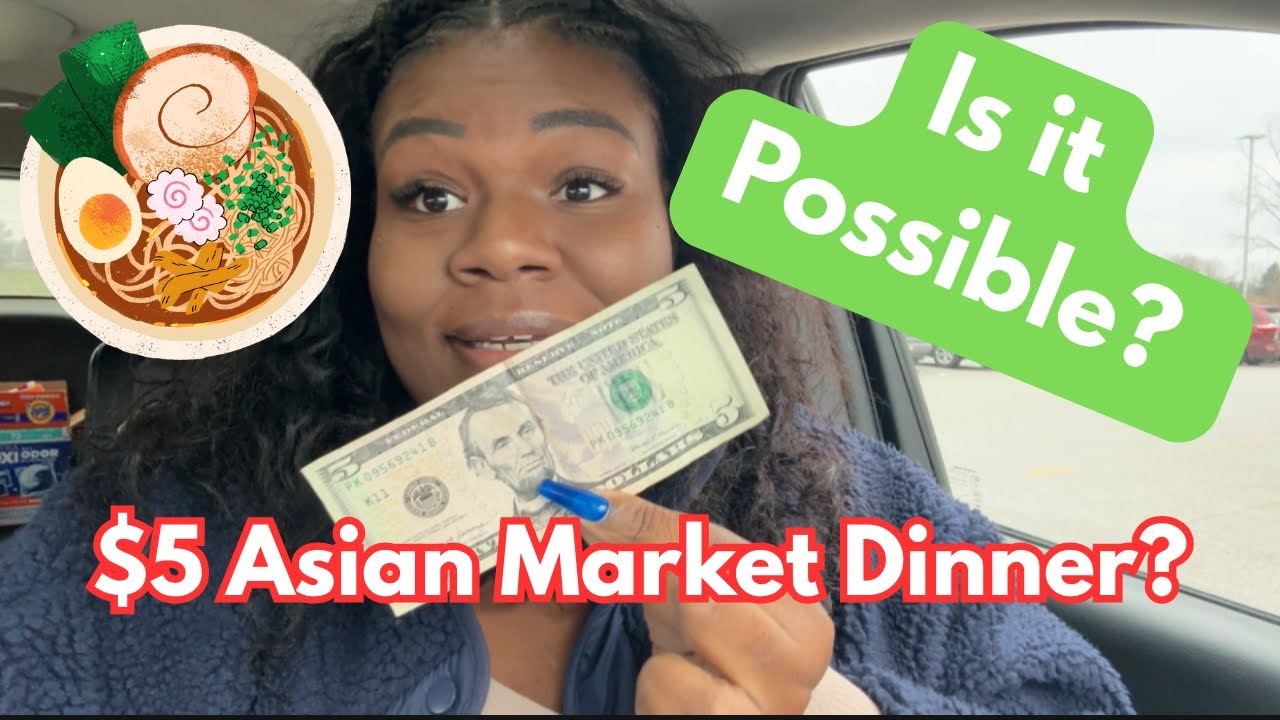 Ужин в азиатском магазине за 5 долларов на четверых?! Это возможно?! Бюджетный семейный ужин