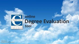 The Degree Evaluation Tool
