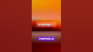 Onepage AI - 2025 | De makkelijkste websitebouwer die ik ooit heb gebruikt