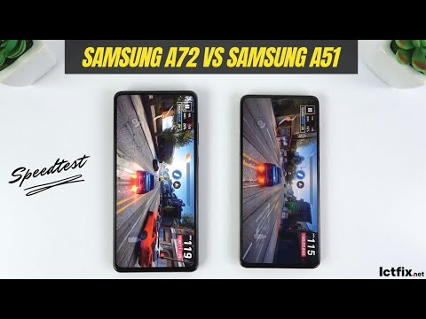 Samsung Galaxy A72 vs Samsung Galaxy A51 | Video test Display, SpeedTest, Camera Comparison