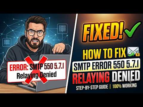 How To Fix SMTP How To Fix SMTP Error 550 5 7