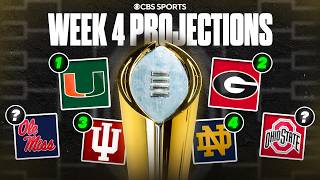 College Football Playoff Projections before Week 4 ✅