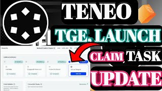Teneo TGE Update। Teneo Launch Update। Teneo Network Update । Teneo Depin Task Update।