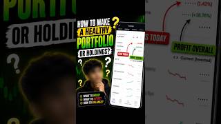How to Make a Healthy Portfolio 📈 | Build Smart Holdings #shorts #shortsfeed #trading #facts