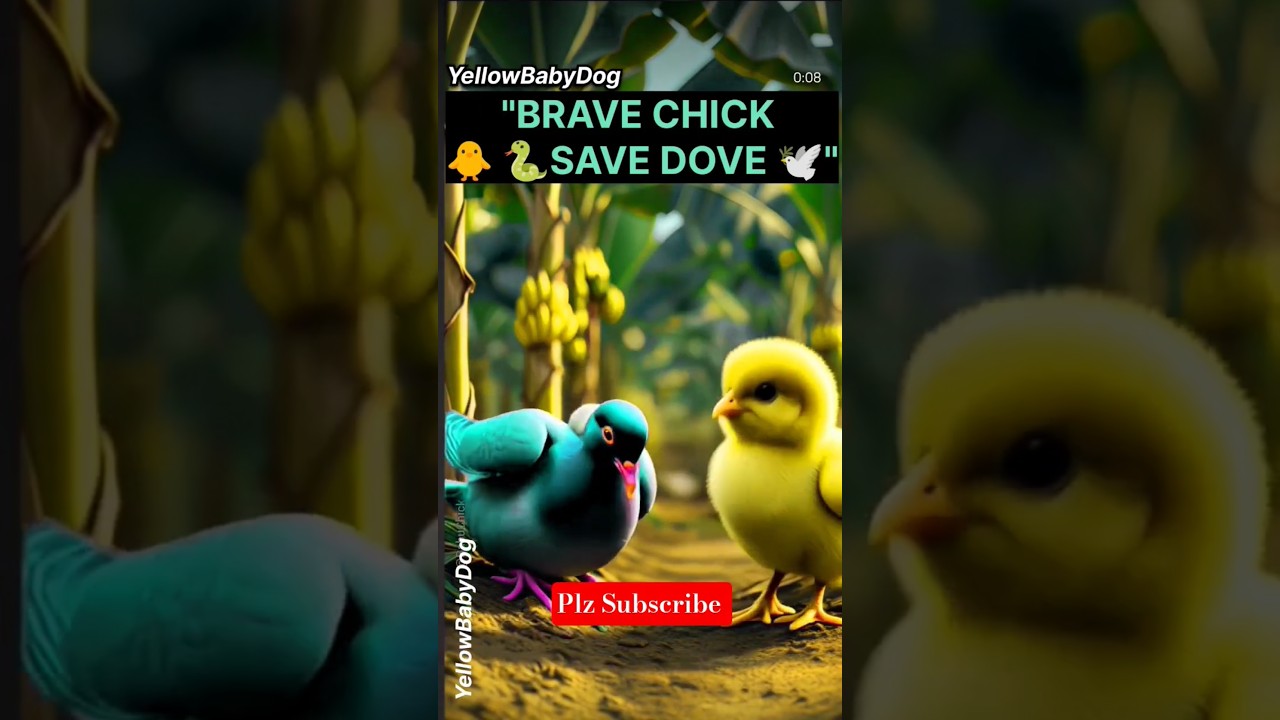 🐥 Brave Baby Chick Saves Little Dove From Deadly Snake 🐍🕊️ | 