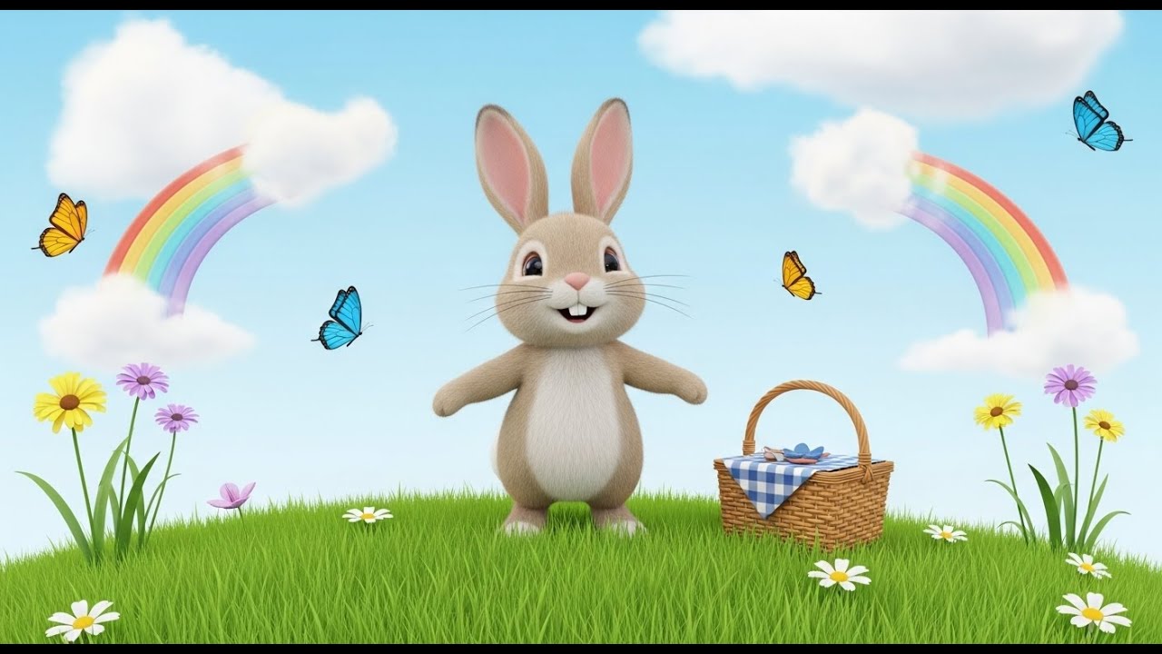 Little Buny Picnic | Fun Kids Song | Preschool Sing Along