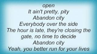 Utopia - Abandon City Lyrics