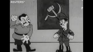 Hitler and Stalin cartoon (1939)