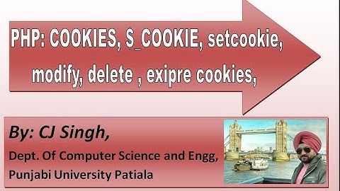 PHP: Cookies, $_COOKIE, setcookie, enable/disable cookies, modify & delete cookies, expire cookies.