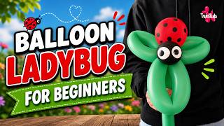 How To Make A Balloon Ladybug (The Cutest Beginner Balloon Animal)