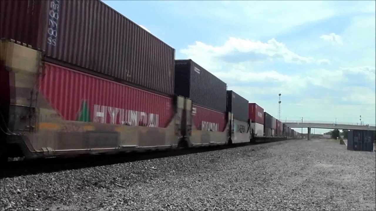 Railfanning BNSF in Rosenberg, TX 6/30/13