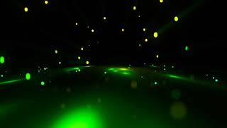 Colorful particles, falling, bouncing, green photography&video background