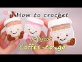 Crochet Jellycat Inspired Coffee To Go Cute Easy Tutorial