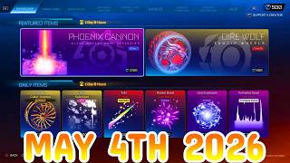 Rocket League ITEM SHOP Daily #517 (4th May 2026)