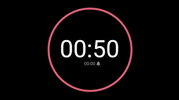 50 Second Countdown Timer / iPhone Timer Style