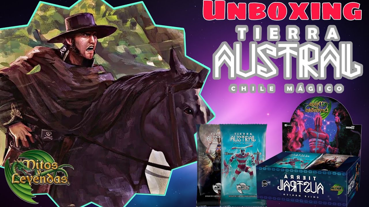 Segundo unboxing de Mitos y Leyendas | Display de Tierra Austral | con fail incluído