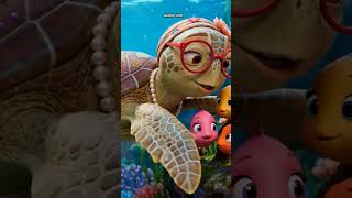 No Fundo do Mar 🐠 Tubarão, Tartaruga e Baiacu! | Música Infantil #Shorts