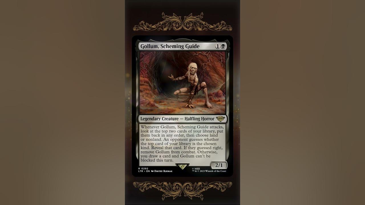 Question about Gollum, obsessed stalker : r/mtg