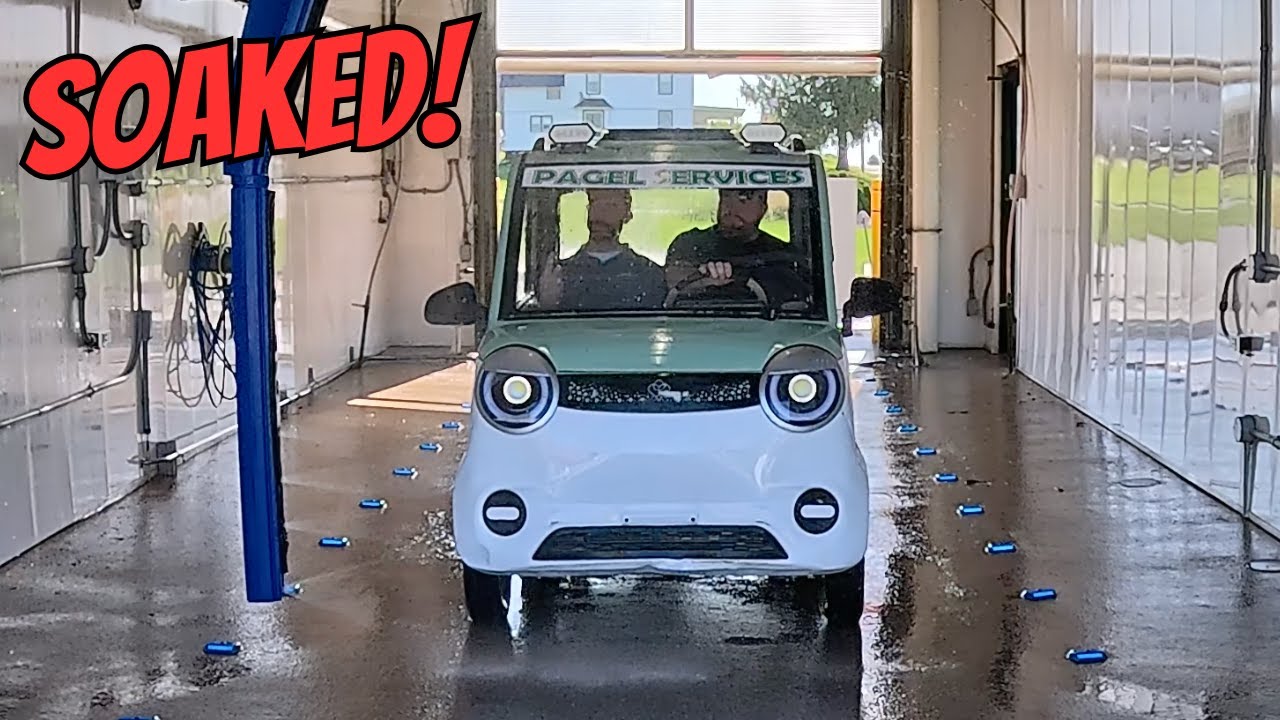Boss Took the Mini Car for a Bath… Never Again.