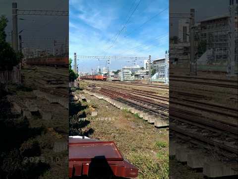 E500自強號進台南車站2025.10.29台南鐵路地下化C212預定完工日 2027.10.20交通部官網