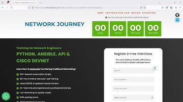 𝐖𝐡𝐲 𝐑𝐨𝐛𝐨𝐭 𝐅𝐫𝐚𝐦𝐞𝐰𝐨𝐫𝐤 𝐟𝐨𝐫 𝐍𝐞𝐭𝐰𝐨𝐫𝐤 𝐀𝐮𝐭𝐨𝐦𝐚𝐭𝐢𝐨𝐧? | Admission Started | Weekend Batch | NetworkJourney