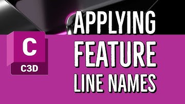 05 Applying Feature Line Names in Civil 3D