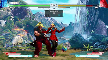 SFV Beta #2 Karin Safe jump setup