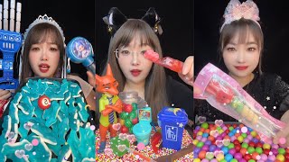 ASMR Sweet Candy 🍡Super Cute Princess Toys🧩Refreshing Cool Jelly 🍇🍑269 #candy #snacks