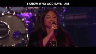 Video thumbnail of "SINACH:  Live in Lakewood Church | I Know who I am"