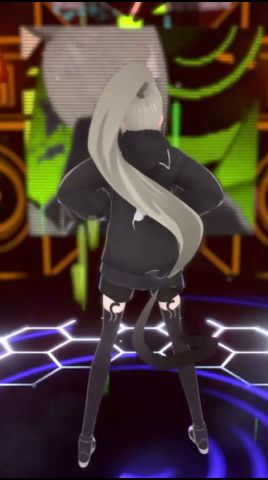 ポニーテールで輝夜の城で踊りたい #shorts #vtuber #lovelive #にゃつめショート