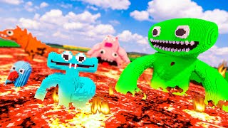 Every BANBAN Monster Battles In The LAVA PIT! - Teardown Mods