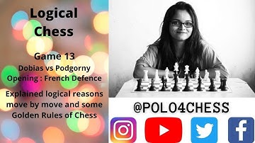 Logical Chess : Move by Move : Game 13 Explained