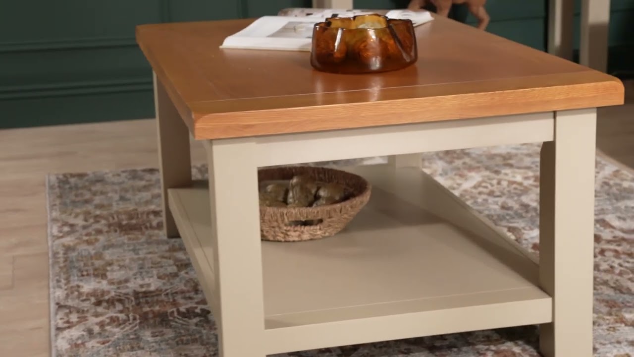 Caravel Light Grey Oak Coffee Table by Murphy Home