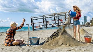 Eco-team in Action to Clean the Beaches!♻️