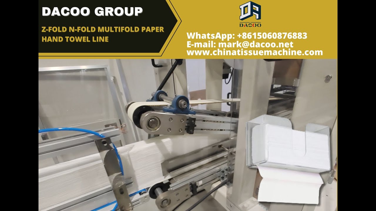 Latest Design Z Fold N Fold Multifold Paper Hand Towels Line with auto transfer